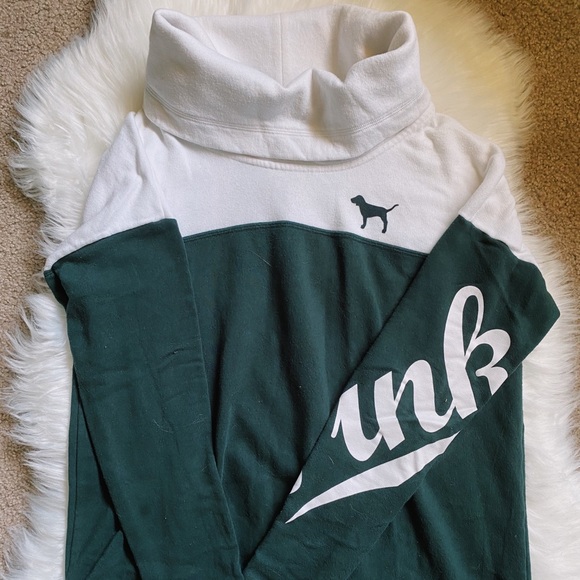 VS PINK Turtleneck Hoodie - Picture 4 of 8